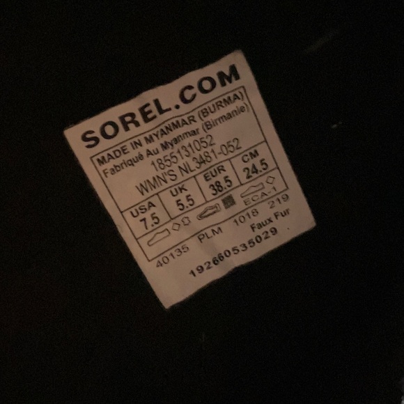 Sorel Women's Gray Suede leather Winter Boots - Picture 7 of 7